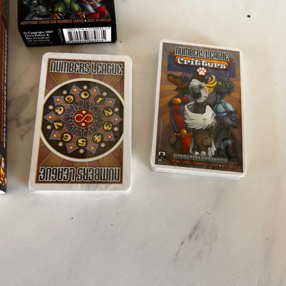 Numbers‎ League Adventures in Addiplication Card Game Math Superhero Ages 8+
